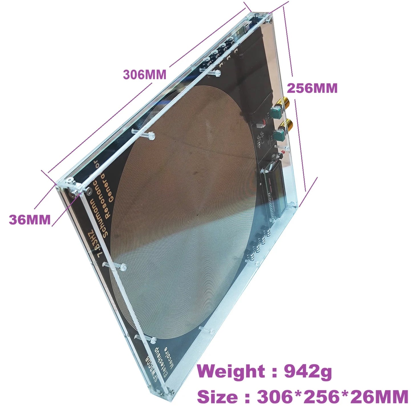 8CH High Power 0.01-100Khz Schumann Resonance Generator Can Connect 8 External Antennas With Cycle Timing Function SFWSC08